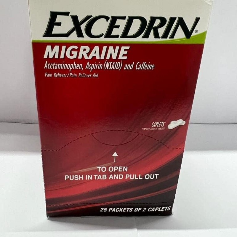 EXCEDRIN MIGRAINE 25 PACK / 2 EXCEDRIN MIGRAINE 25 PACK / 2