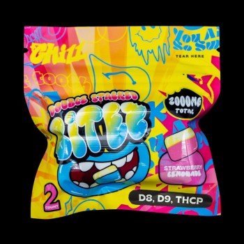 OCHO EXTRACTS BITES GUMMIES 2PK STRAWBERRY LEMONADE / BLUE RAZ OCHO EXTRACTS BITES GUMMIES 2PK STRAWBERRY LEMONADE / BLUE RAZ