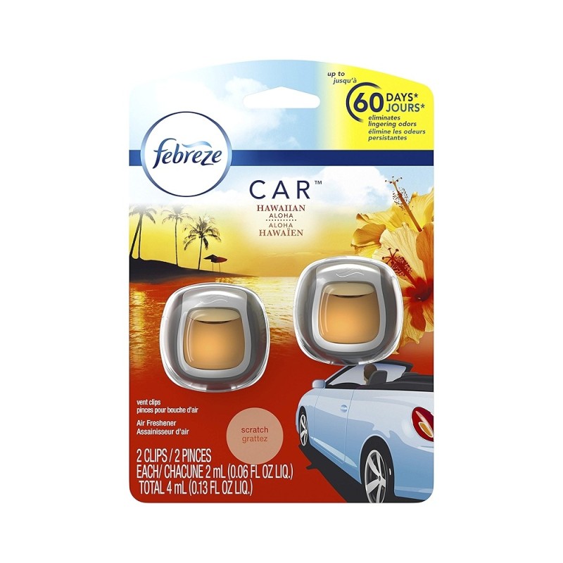 FEBREZE CAR 0.07 OZ HAWAIIAN ALOHA FEBREZE CAR 0.07 OZ HAWAIIAN ALOHA