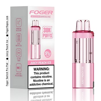 FOGGER POD 30K PUFFS JUICY PEACH ICE