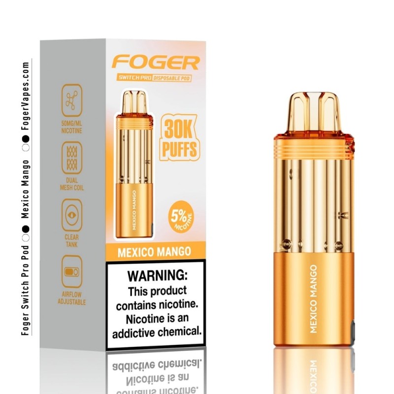 FOGGER POD 30K PUFFS MEXICO MANGO FOGGER POD 30K PUFFS MEXICO MANGO