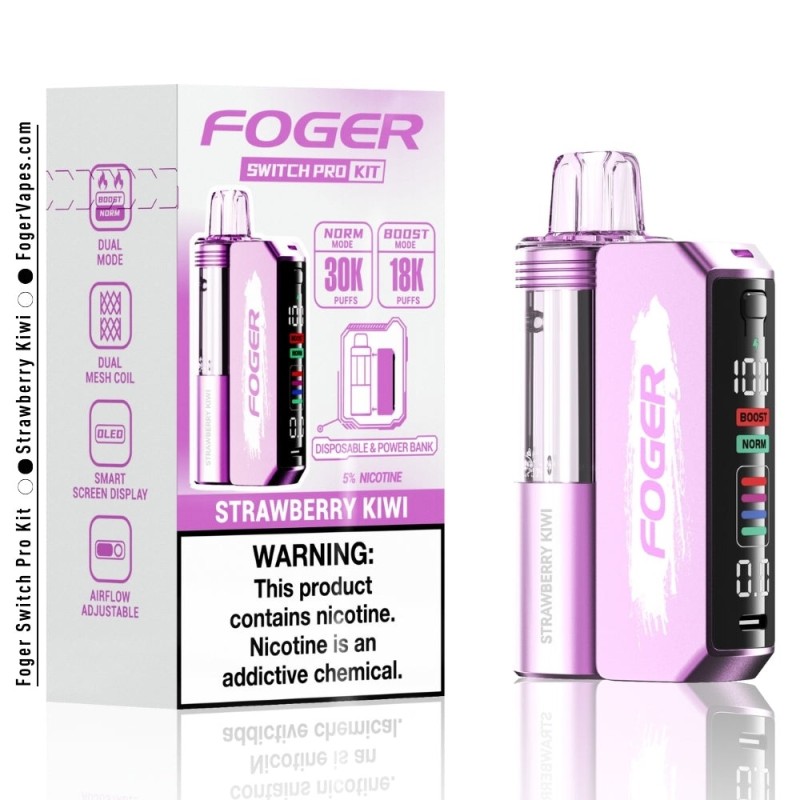 FOGGER POD 30K PUFFS STRAWBERRY KIWI FOGGER POD 30K PUFFS STRAWBERRY KIWI