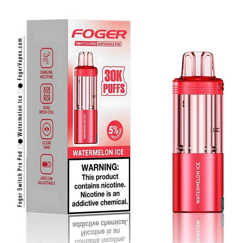 FOGGER POD 30K PUFFS WATERMELON ICE FOGGER POD 30K PUFFS WATERMELON ICE