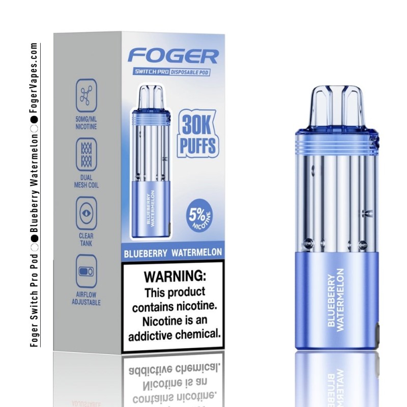 FOGGER SWITCH PRO KIT 30K BLUEBERRY WATERMELON FOGGER SWITCH PRO KIT 30K BLUEBERRY WATERMELON