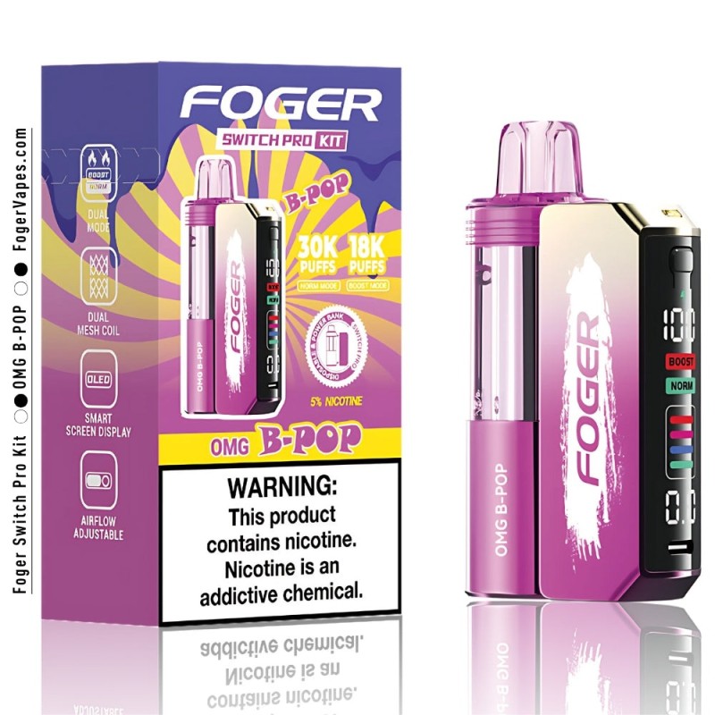 FOGGER SWITCH PRO KIT 30K OMG B POP