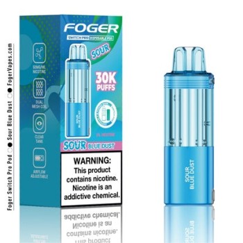FOGGER SWITCH PRO KIT 30K SOUR BLUE DUST FOGGER SWITCH PRO KIT 30K SOUR BLUE DUST