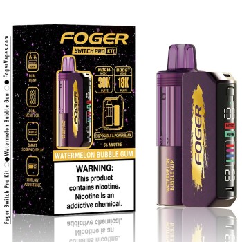 FOGGER SWITCH PRO KIT 30K WATERMELON BUBBLEGUM FOGGER SWITCH PRO KIT 30K WATERMELON BUBBLEGUM