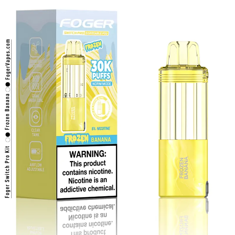 FOGGER POD 30K PUFFS FROZEN BANANA