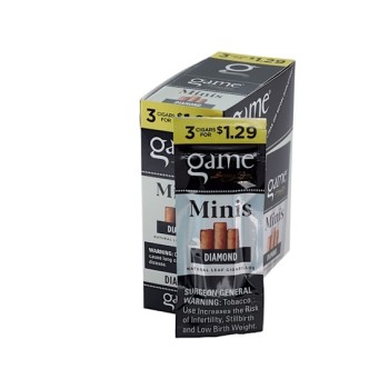 GAME 15/3 PK MINI CIGARS DIAMOND GAME 15/3 PK MINI CIGARS DIAMOND