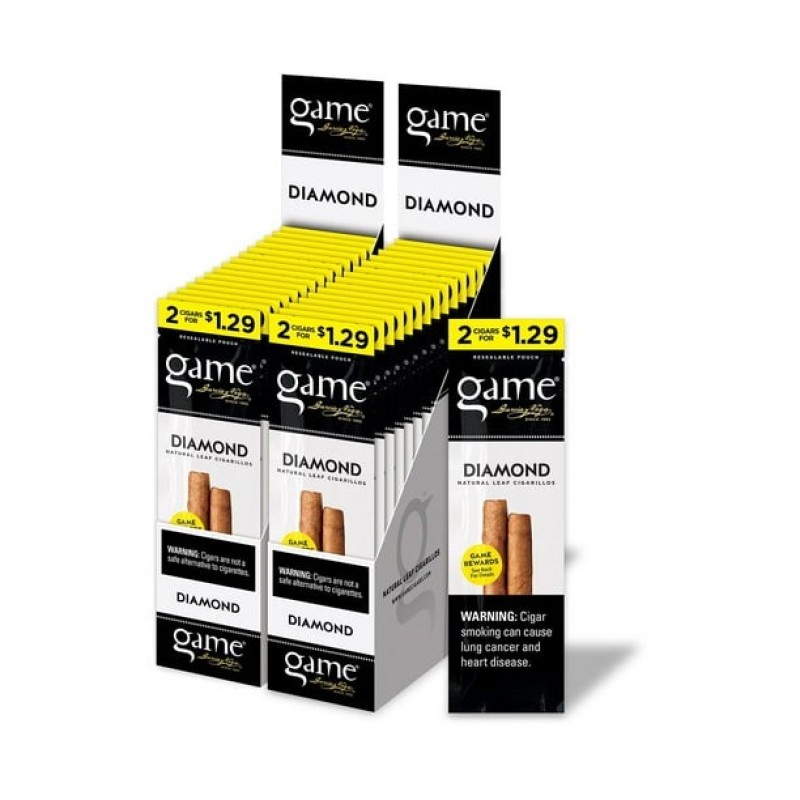 GAME 30 PK OF 2 CIGARS DIAMOND GAME 30 PK OF 2 CIGARS DIAMOND
