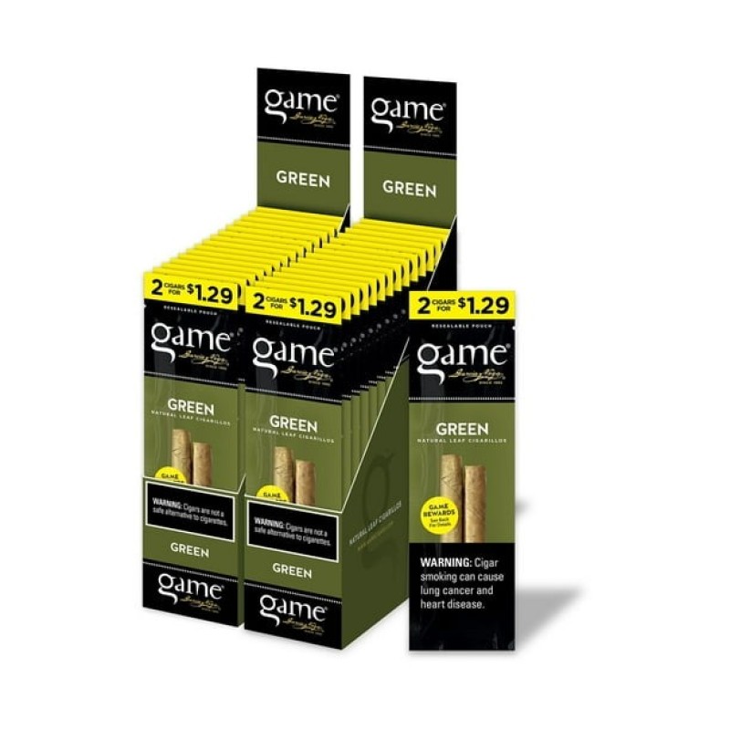 GAME 30 PK OF 2 CIGARS GREEN