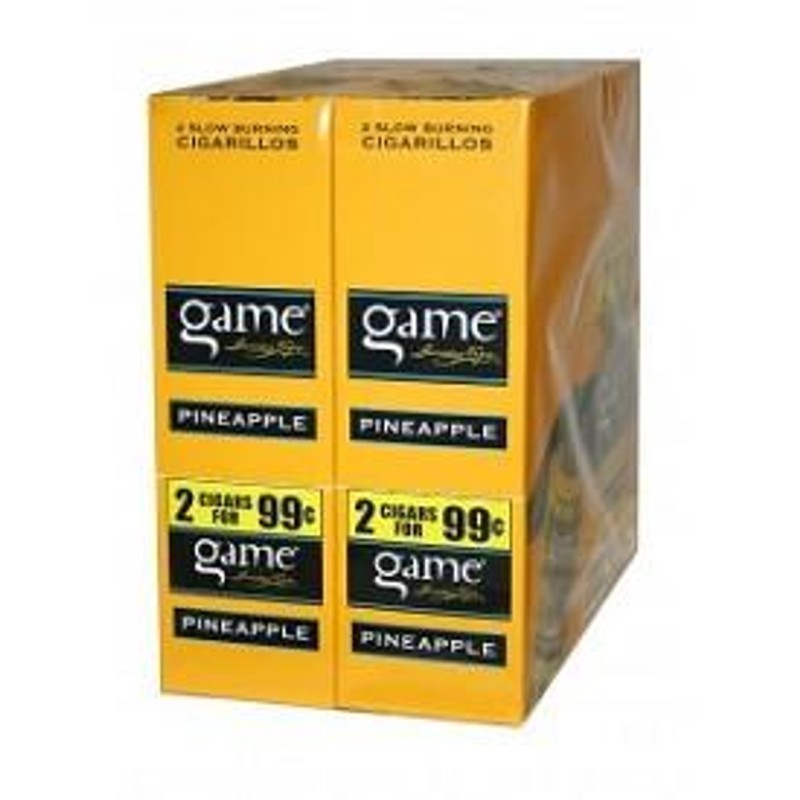 GAME 30 PK OF 2 CIGARS PINEAPPLE GAME 30 PK OF 2 CIGARS PINEAPPLE