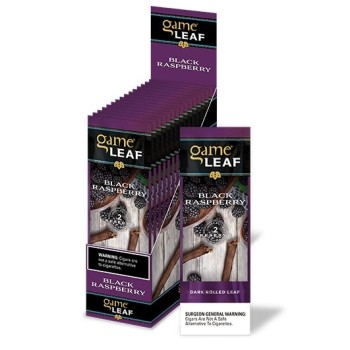 GAME LEAF 15 PK OF 2 CIGARS BLACK RASPBERRY GAME LEAF 15 PK OF 2 CIGARS BLACK RASPBERRY