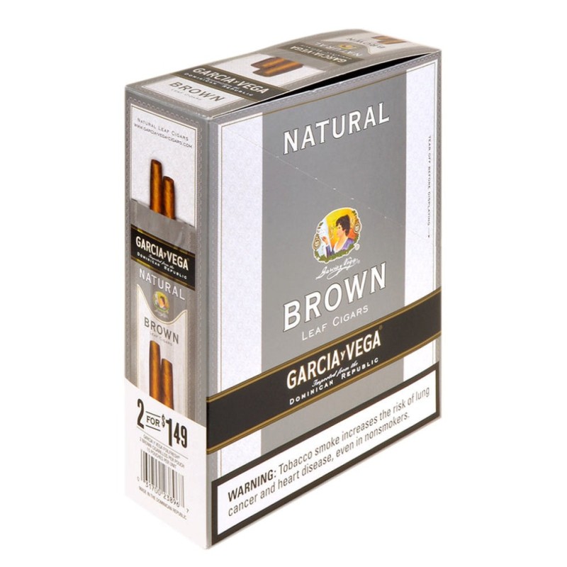 GARCIA Y VEGA 2 FOR 1.49 2PK /15 NATURAL BROWN GARCIA Y VEGA 2 FOR 1.49 2PK /15 NATURAL BROWN