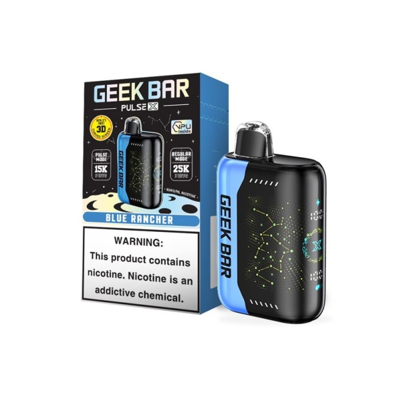 GEEK BAR PULSE X - 25k  BLUE RANCHER
