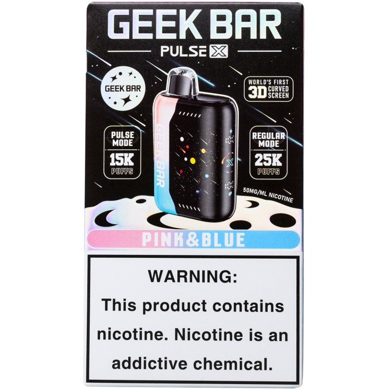 GEEK BAR PULSE X - 25k PINK & BLUE