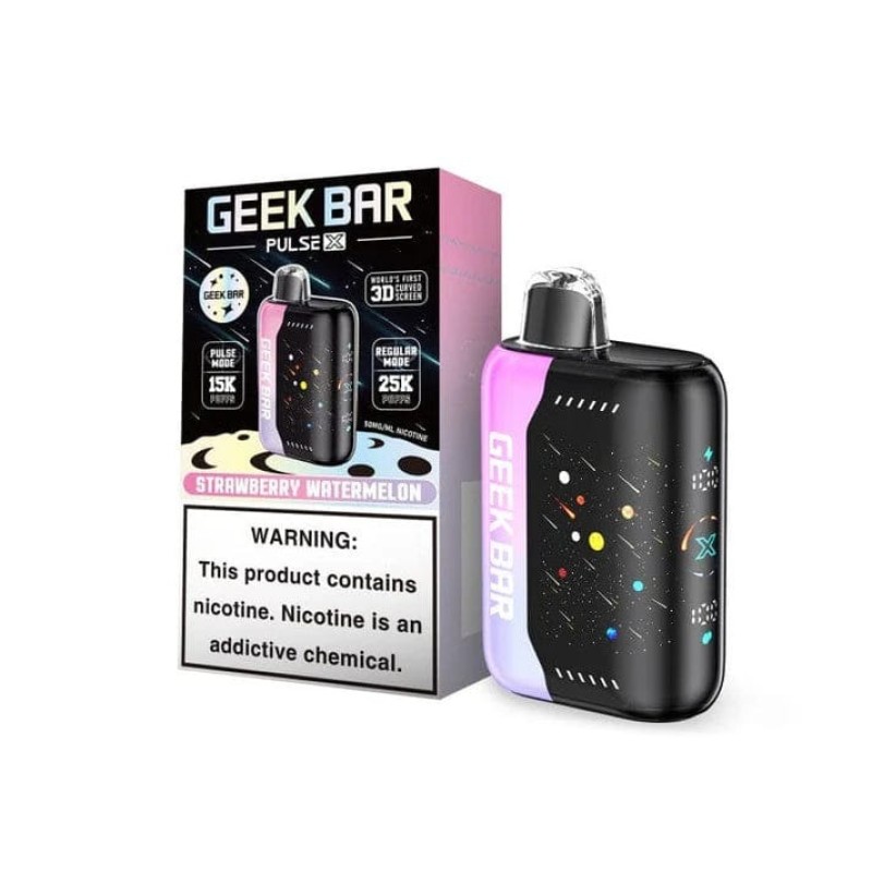 GEEK BAR PULSE X 25000 STRAWBERRY WATERMELON GEEK BAR PULSE X 25000 STRAWBERRY WATERMELON