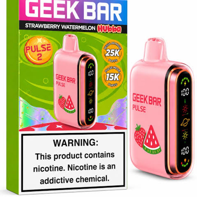 GEEK BAR HUBBA 15K / 25K STRAWBERRY WATERMELON