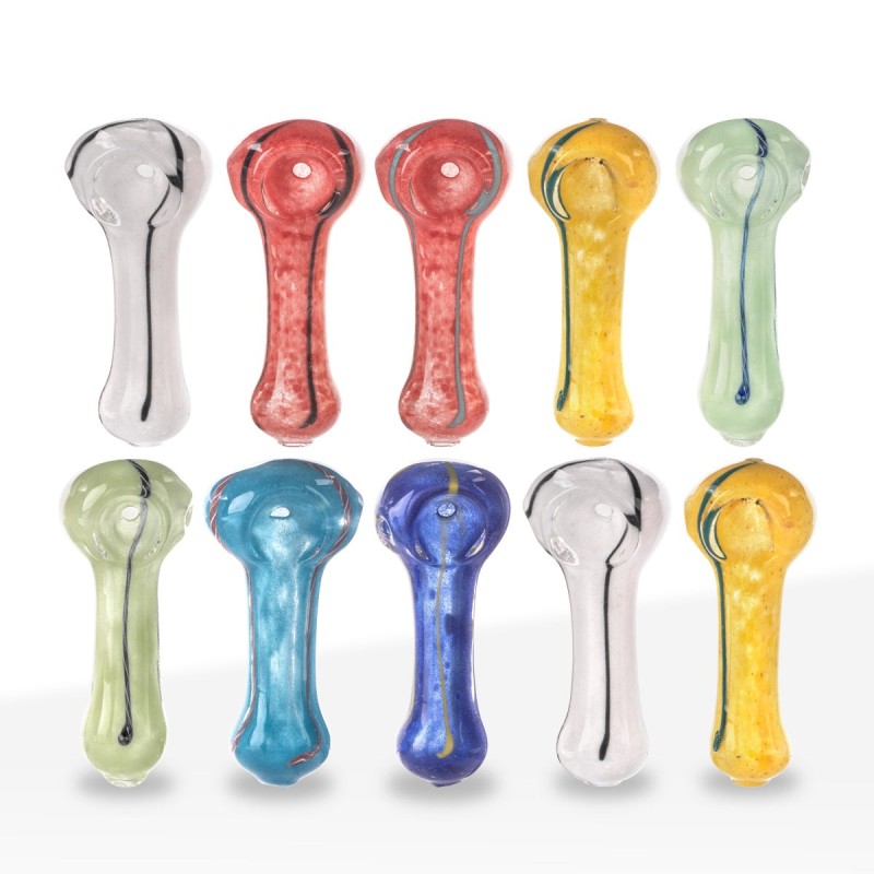 GLASS FANCY HAND PIPE MIX GLASS FANCY HAND PIPE MIX