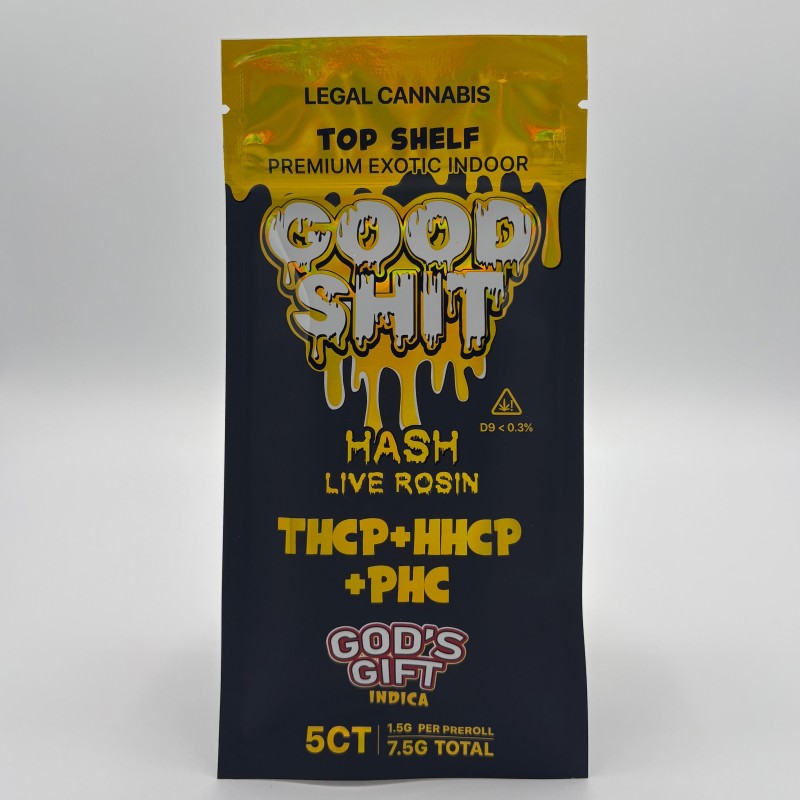 GOOD SHIT THCP HHCP 5CT 7.5GM GOOD SHIT THCP HHCP 5CT 7.5GM