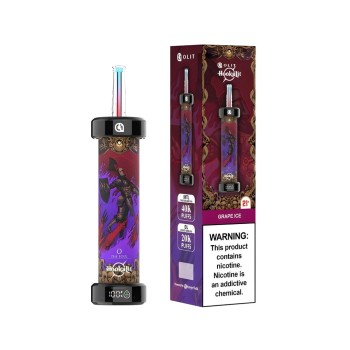 OLIT HOOKALIT 40000 PUFFS 5 CT GRAPE ICE OLIT HOOKALIT 40000 PUFFS 5 CT GRAPE ICE