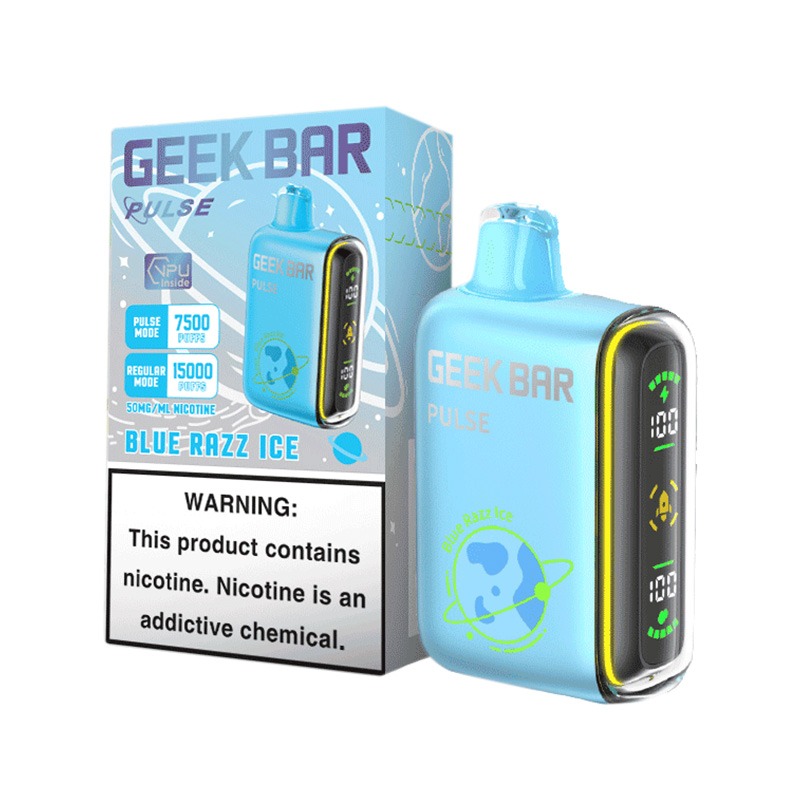 Geek Bar Pulse15000 Blue Raz Ice Geek Bar Pulse15000 Blue Raz Ice
