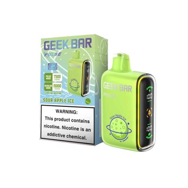 Geek Bar Pulse15000 Sour Apple Ice Geek Bar Pulse15000 Sour Apple Ice
