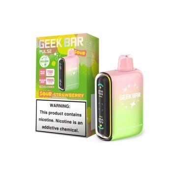 Geek Bar Pulse15000 Sour Edition - Sour Strawberry  | Box 5 vape Geek Bar Pulse15000 Sour Edition - Sour Strawberry  | Box 5 vape