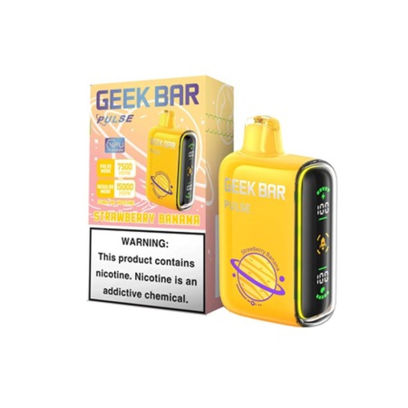 Geek Bar Pulse15000 Strawberry Banana Geek Bar Pulse15000 Strawberry Banana