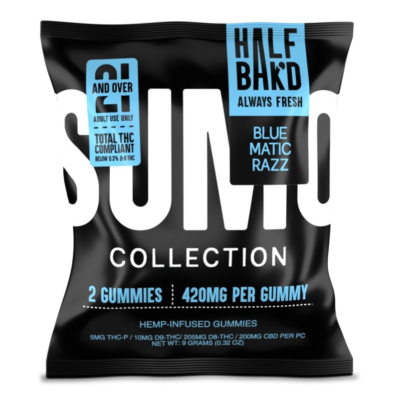 HALF BAKED GUMMIES 420MG/PC 2 PER PK THCA THCP 30 CT