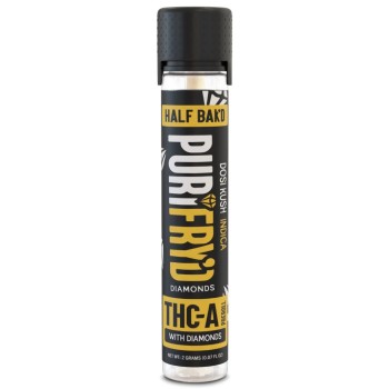 HALF BAKED PRE ROLLS THC-A 2GM DIAMONDS INDICA