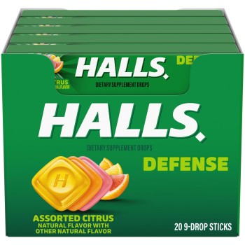 HALLS 9/5PK ASSORTED CITRUS