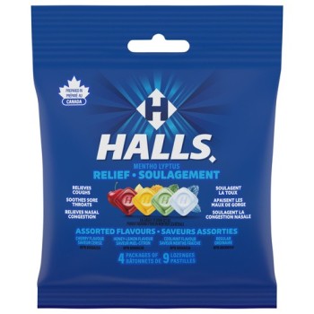 HALLS 9/5PK MENTHO LYPTUS