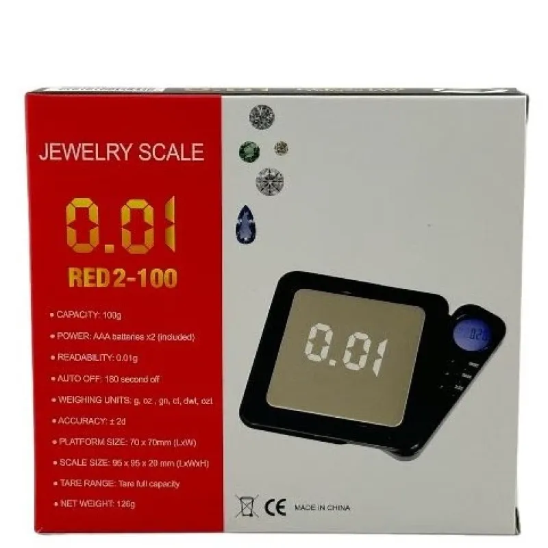 JEWELRY SCALE 2-100 X .01GM