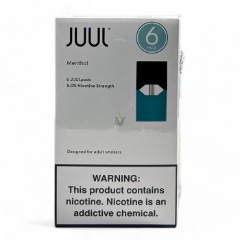 JUUL 6PK MENTHOL 5%