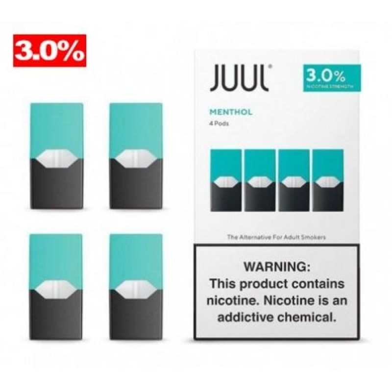 Juul Menthol 3% - 4 Pack Juul Menthol 3% - 4 Pack