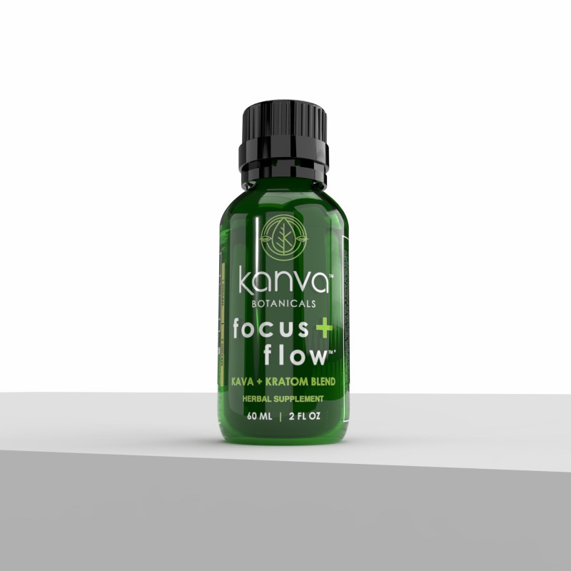 KANVA FOCUS FLOW 12CT 2FLOZ BOT KAVA + KRATOM