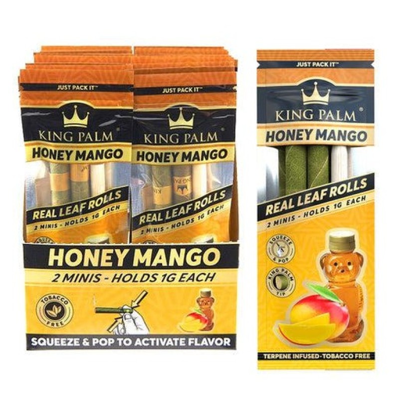 KING PALM MINI 2 POUCH/PK 20 PER BOX HONEY MANGO KING PALM MINI 2 POUCH/PK 20 PER BOX HONEY MANGO