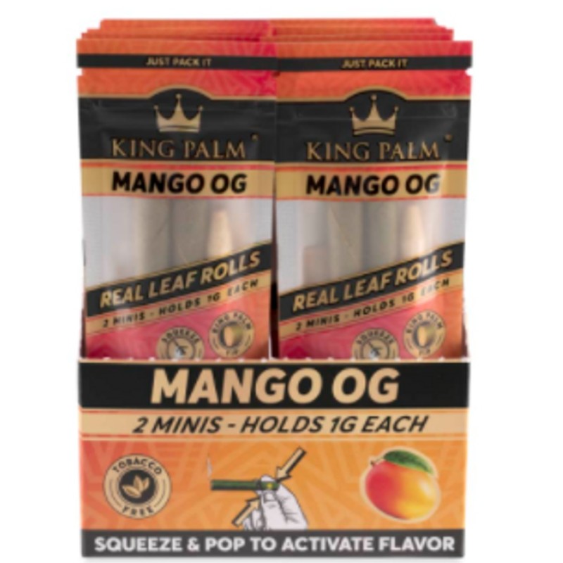 KING PALM MINI 2 POUCH/PK 20 PER BOX MANGO OG KING PALM MINI 2 POUCH/PK 20 PER BOX MANGO OG