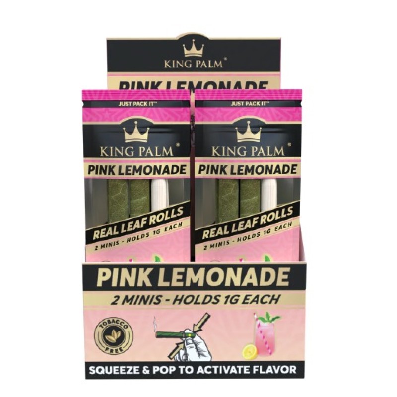 KING PALM MINI 2 POUCH/PK 20 PER BOX PINK LEMONADE KING PALM MINI 2 POUCH/PK 20 PER BOX PINK LEMONADE