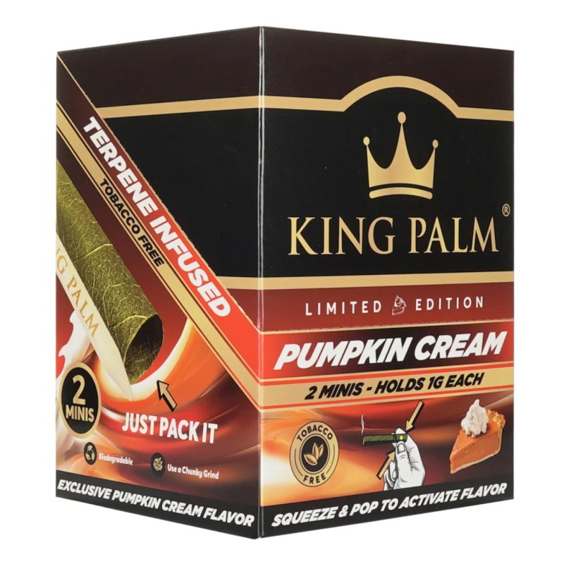 KING PALM MINI 2 POUCH/PK 20 PER BOX PUMPKIN CREAM KING PALM MINI 2 POUCH/PK 20 PER BOX PUMPKIN CREAM