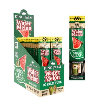 KING PALM MINI 2 POUCH/PK 20 PER BOX WATERMELON WAVE