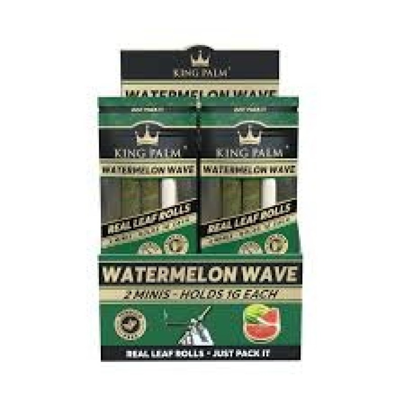 KING PALM SLIMS 2 POUCH/PK 20 PER BOX WATERMELON WAVE KING PALM SLIMS 2 POUCH/PK 20 PER BOX WATERMELON WAVE