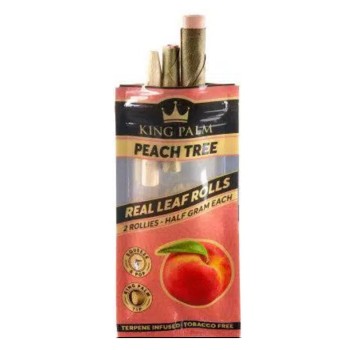 KING PALM 2 ROLLIES PEACH TREE