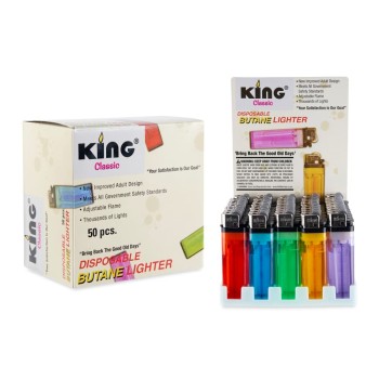 King Classic Lighter - 50 Ct King Classic Lighter - 50 Ct