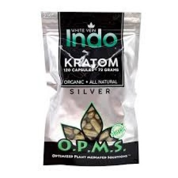 Kratom Indo White Vein 120 caps 72 grams
