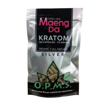 Kratom Maeng Da Green Vein 120 caps 72 grams