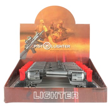 LARGE PISTOL LIGHTER 16 CT
