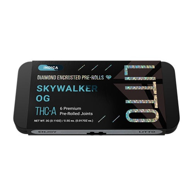 LITTO PREROLLS THC-A 5PKOF 6 SKYWALKER OG LITTO PREROLLS THC-A 5PKOF 6 SKYWALKER OG