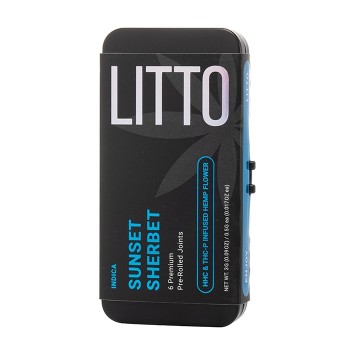 LITTO PREROLLS THC-A 5PKOF 6 SUNSET SHERBET LITTO PREROLLS THC-A 5PKOF 6 SUNSET SHERBET
